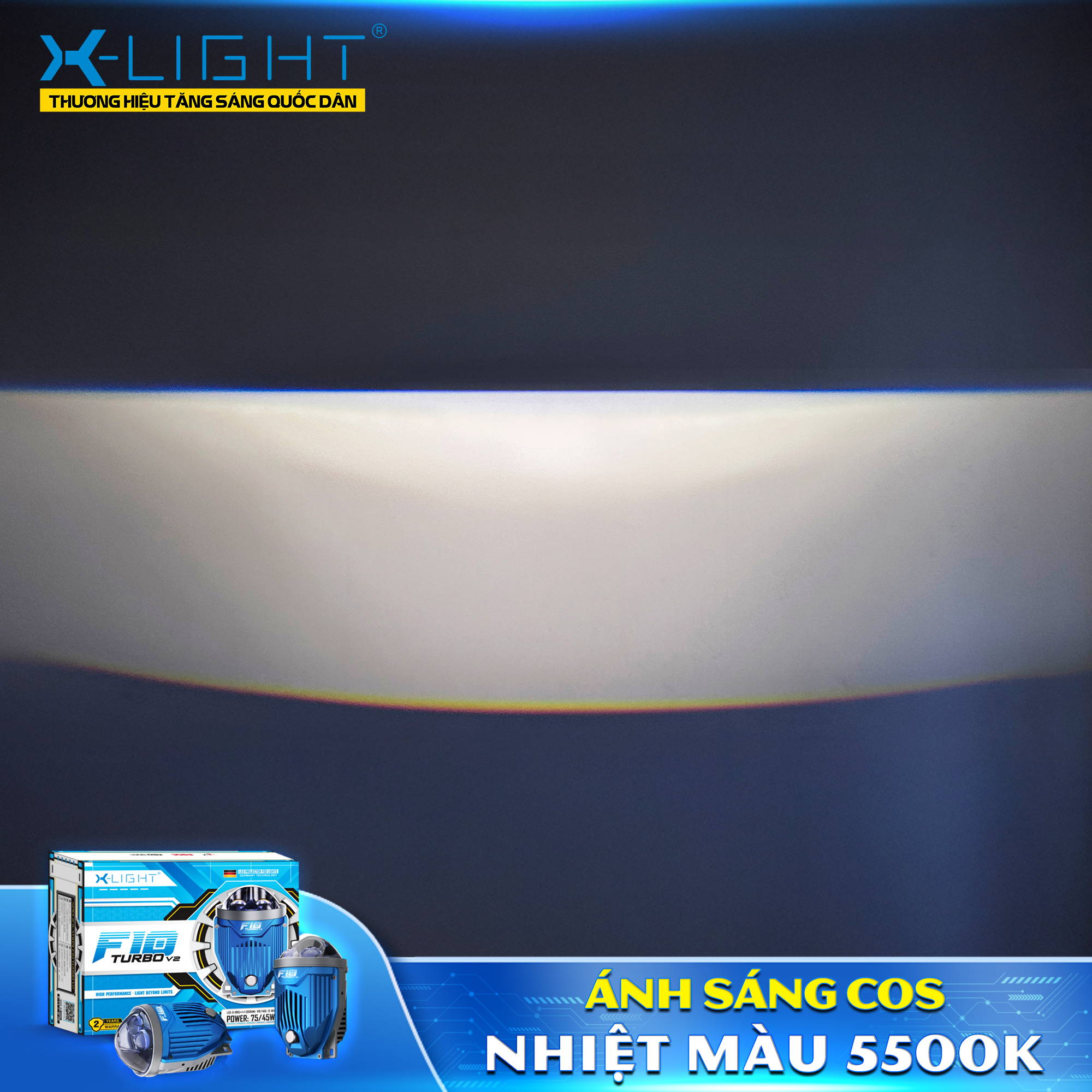 ĐÈN BI GẦM X-LIGHT F10 TURBO V2